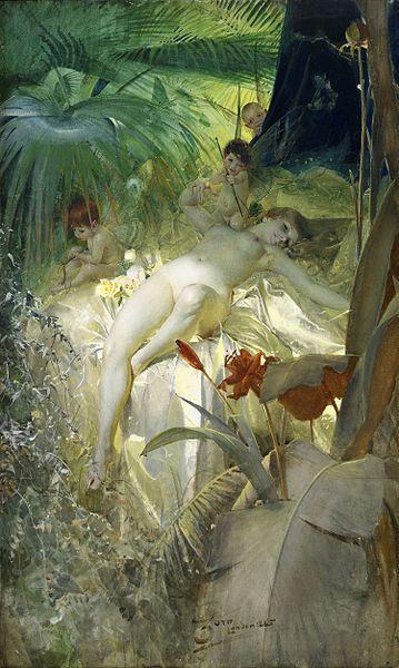 Anders Zorn The Love Nymph China oil painting art